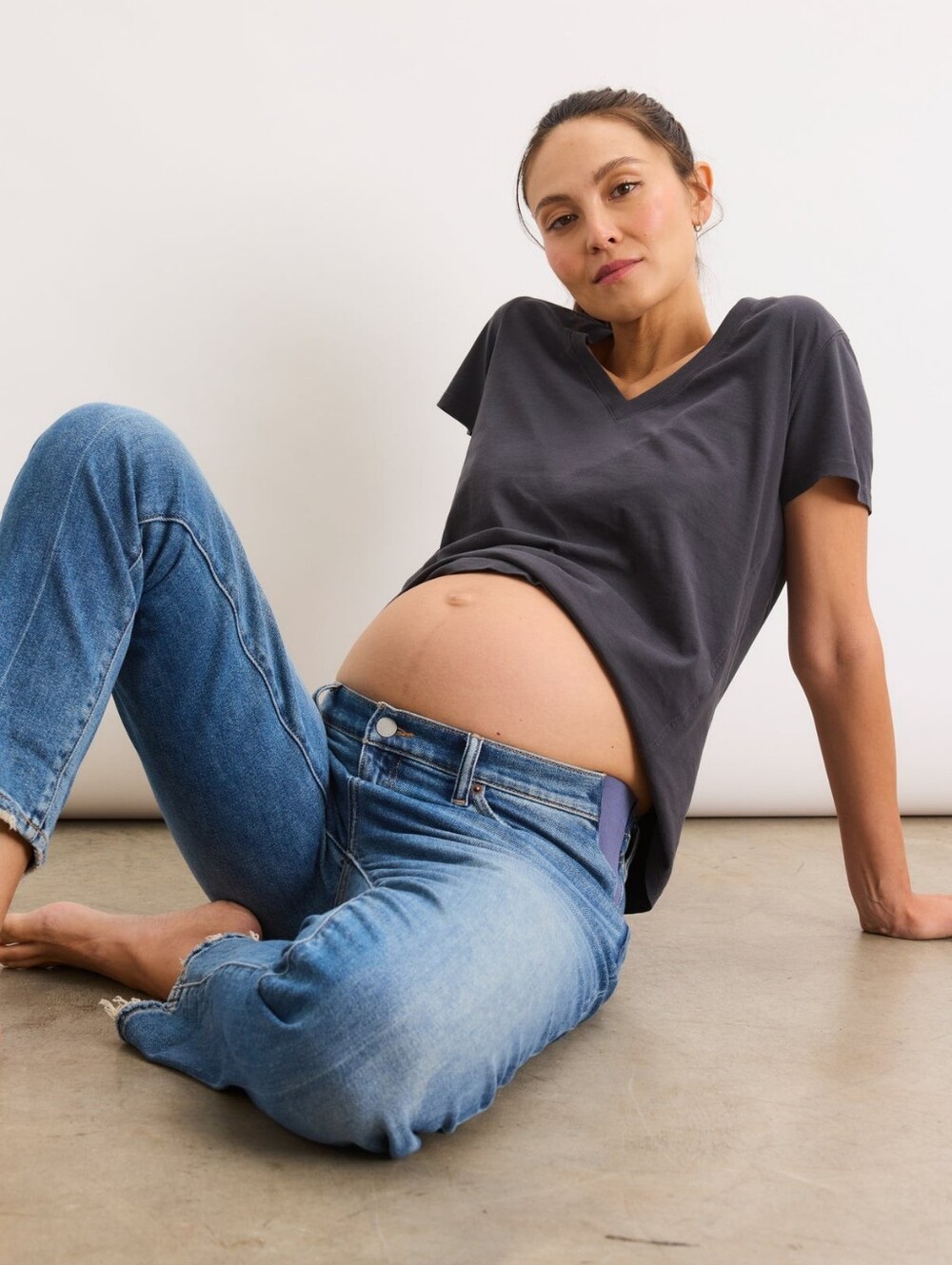 Hatch the boyfriend maternity jean, 34